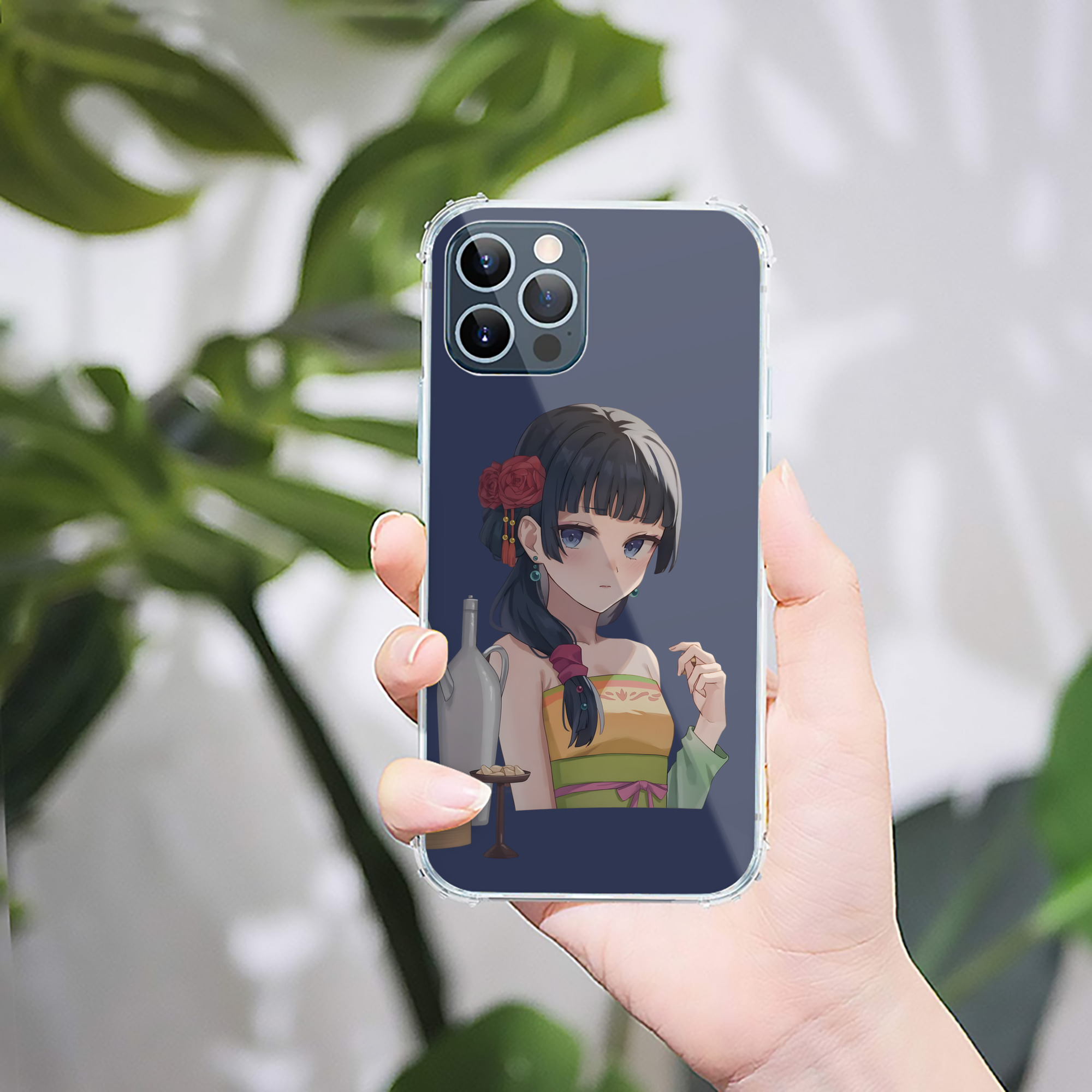 （画像用） 薬屋のひとりごと The Apothecary Diaries 【iPhone 12シリーズ対応】透明スマホケース（クリアソフトケース）